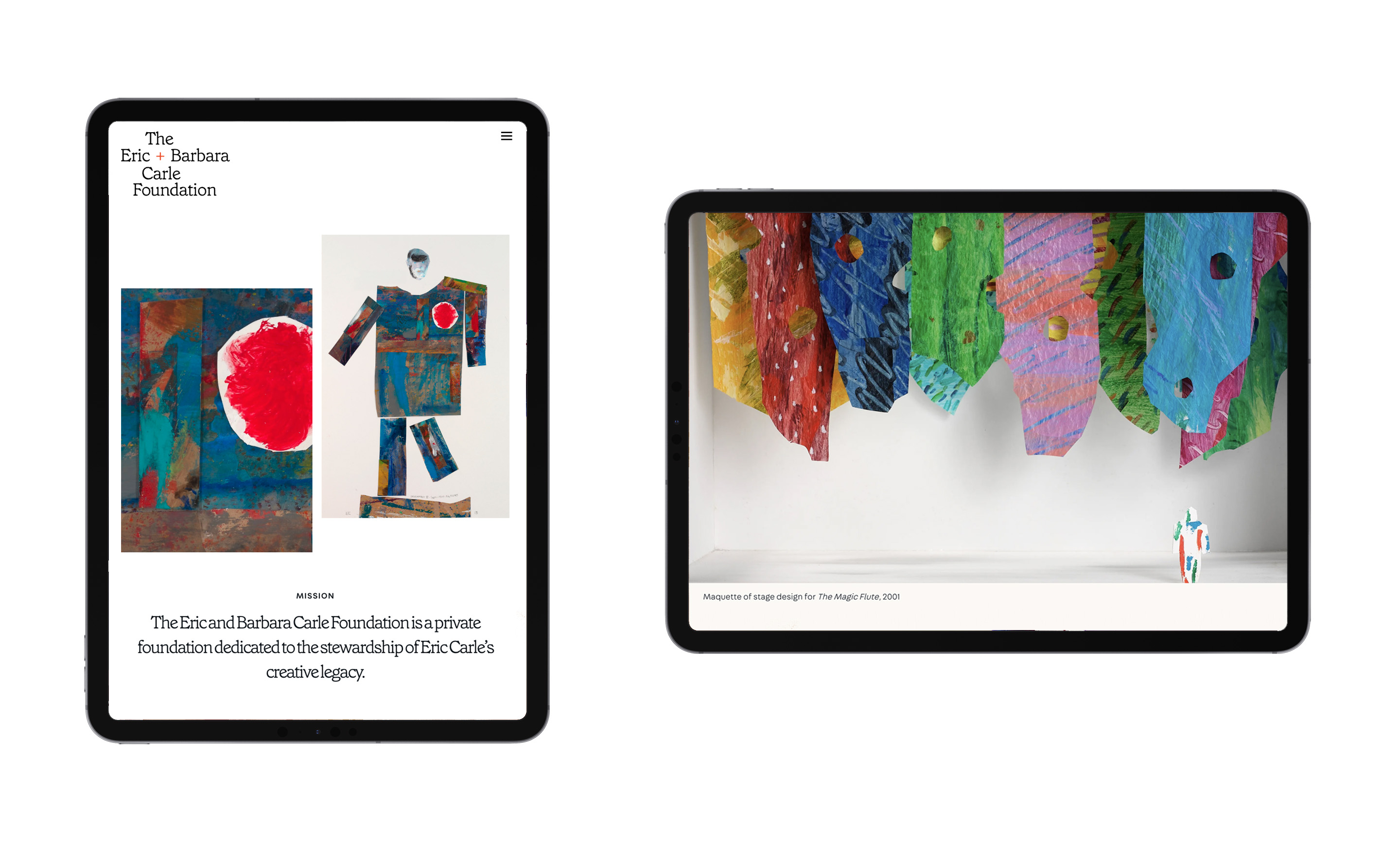 The Eric + Barbara Carle Foundation website