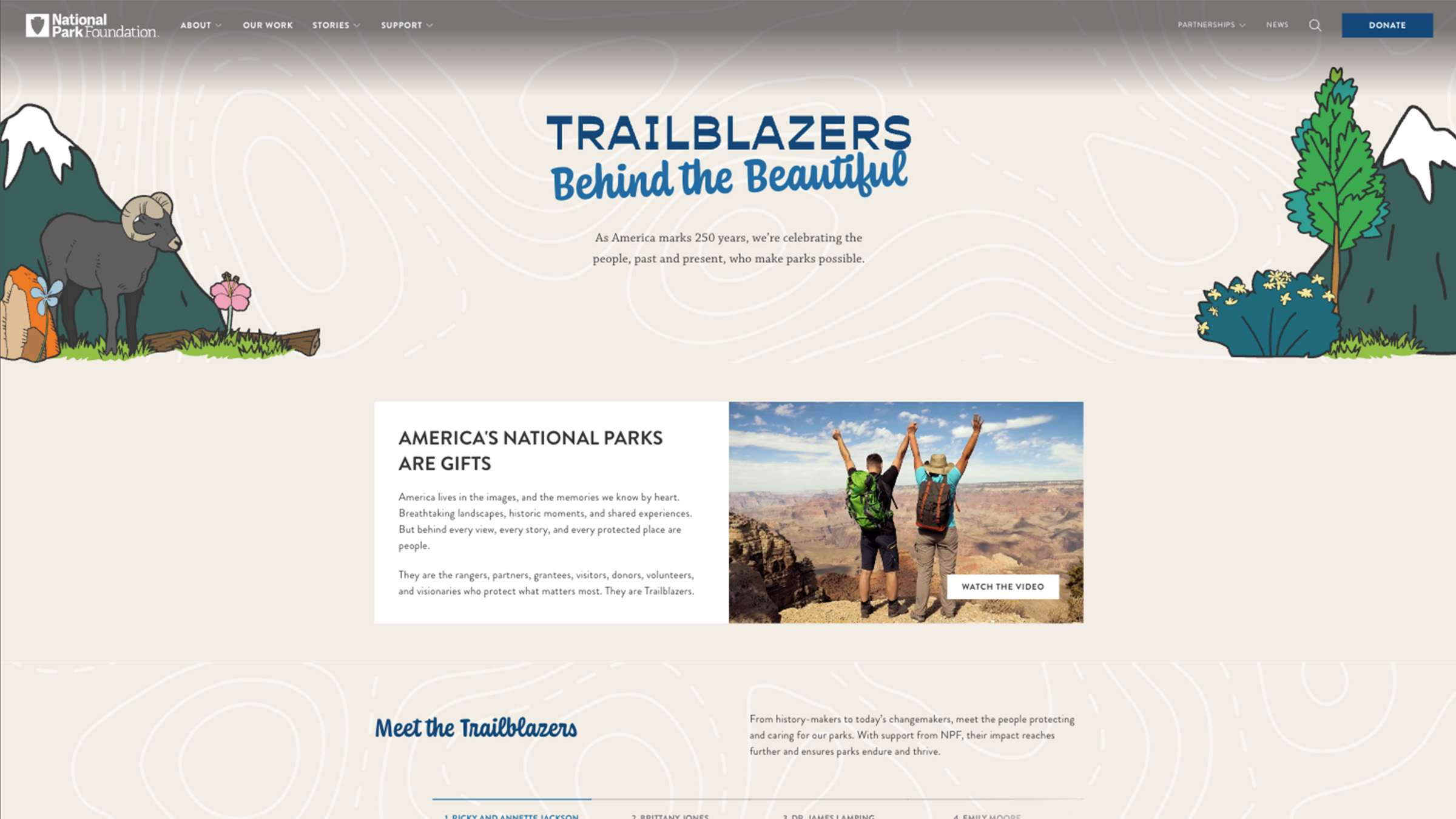 national park foundation trailblazers